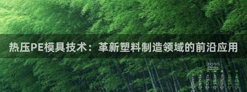 emc易倍官网app下载：热压PE模具技术：革新塑料制造